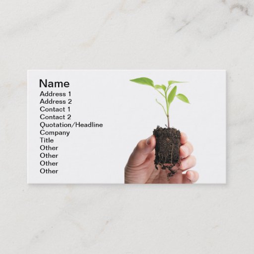 Customizable Agricultural future business card template