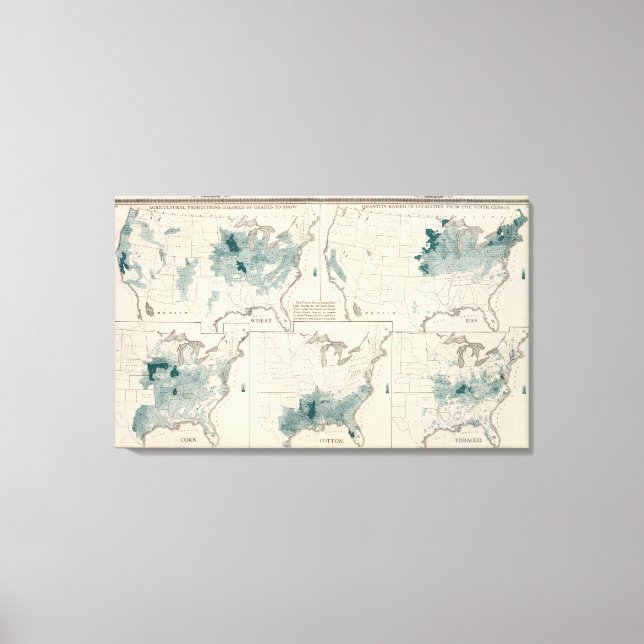 Agricultural productions canvas print (Front)