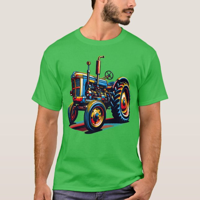 Agricultural Tractor T-Shirt (Front)