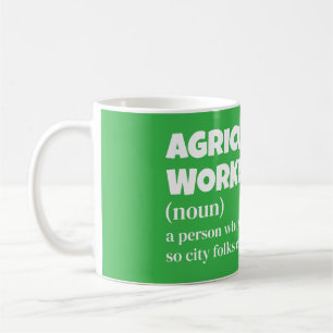 Agricultural Worker – Funny Farming Definition Coffee Mug
