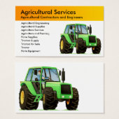 Agriculture and Agricultural Contractor (Front & Back)