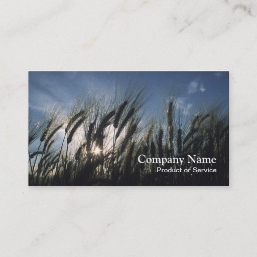 Customizable Agriculture business card