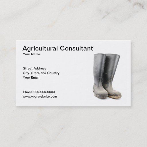 Customizable Agriculture Business Card