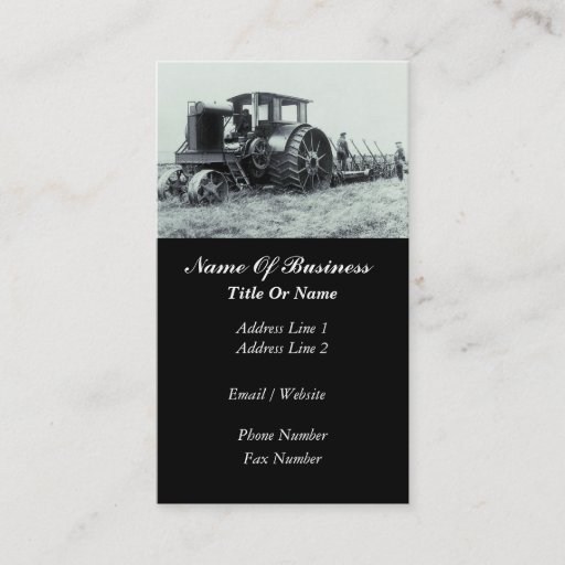 Customizable Agriculture Business Card