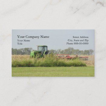 Agriculture Business Card by BusinessCardsCards at Zazzle