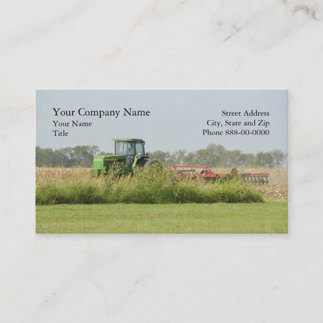 Agriculture Business Card | Zazzle