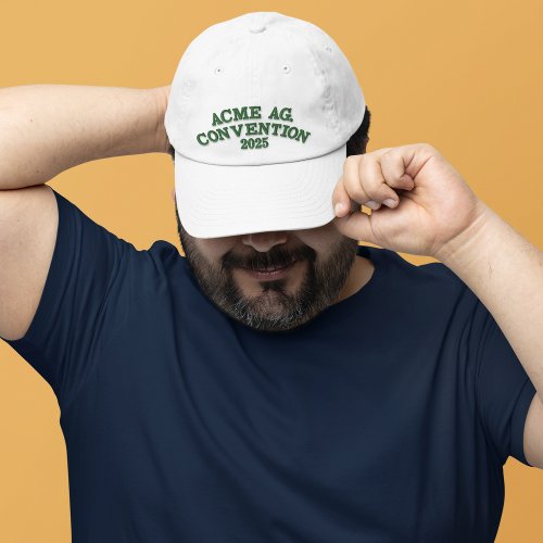 Agriculture Convention Vintage_Style Embroidered Baseball Cap