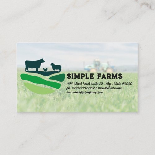 Agriculture | Farmlands Business Card