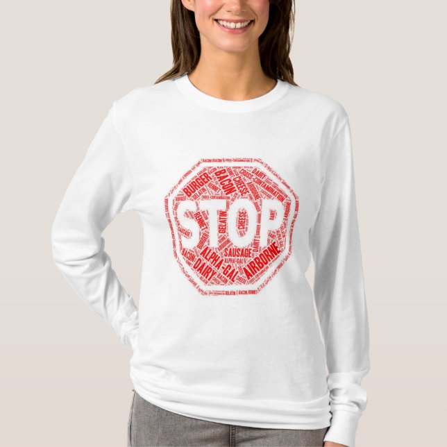 AGS - STOP - LONG SLEEVE T-SHIRT (Front)