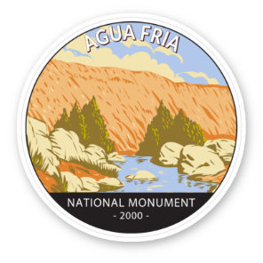 Agua Fria National Monument Badger Springs Canyon Sticker
