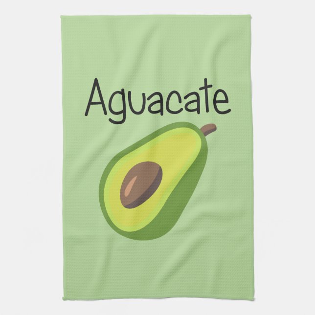 Aguacate (Avocado) Kitchen Towel (Vertical)