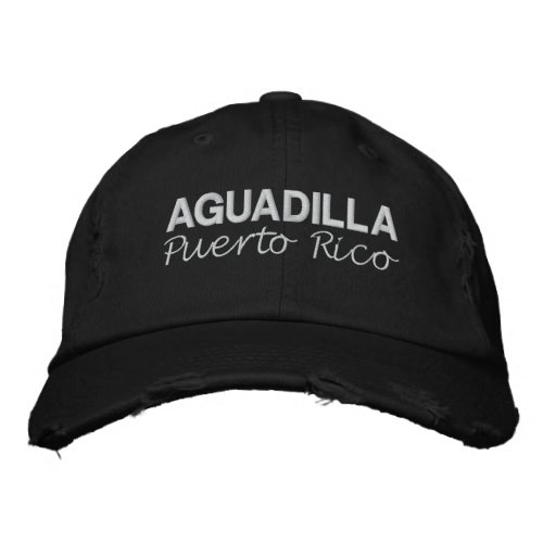 Aguadilla Puerto Rico Embroidered Baseball Cap
