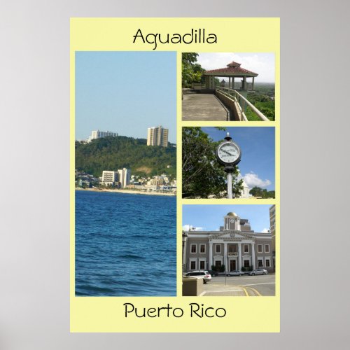 Aguadilla Puerto Rico I Poster
