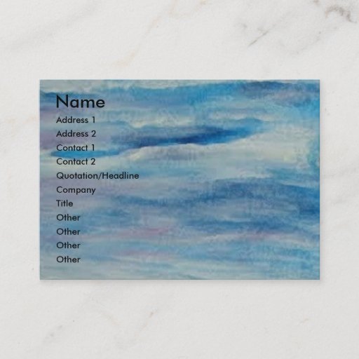 Customizable Aguardando os pescadores  - óleo - 30x60, Name,... Business Card Templates