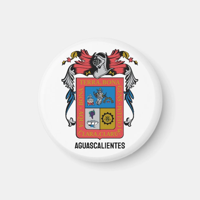 Aguascalientes (state) coat of arms - MEXICO Magnet (Front)