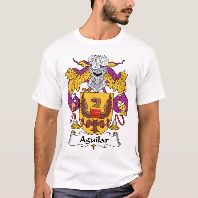 Aguilar Family Crest T-Shirt (Front)