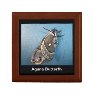 Aguna Butterfly Wooden Jewelry Keepsake Box