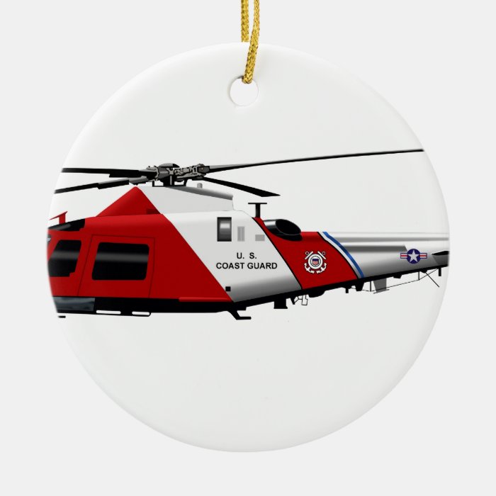 Agusta MH 68 Stingray Christmas Ornament