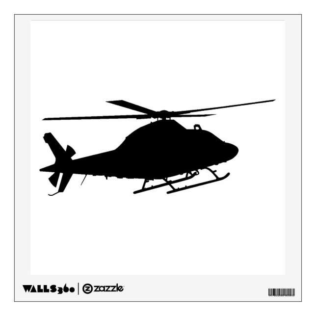 AgustaWestland AW119 Helicopter Wall Decal (Front)
