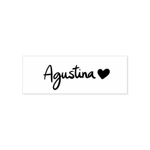Agustina Custom 215 x 078 Stamp