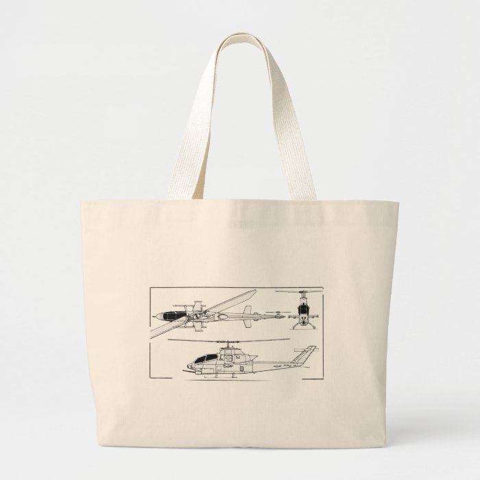 AH1 Blueprint Tote Bag