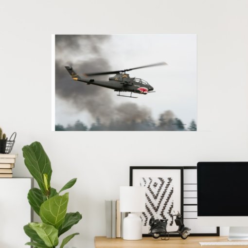 AH-1 Cobra - Attack Helicopter Poster | Zazzle