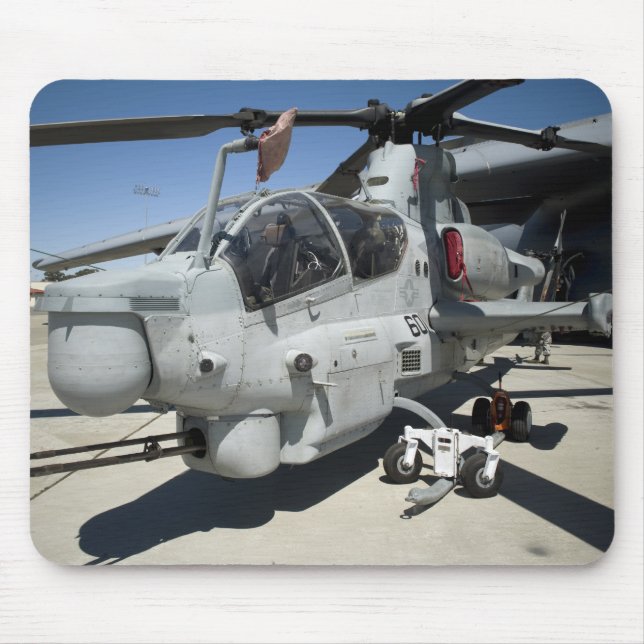 AH-1Z Super Cobra attack helicopter Mouse Pad (Front)
