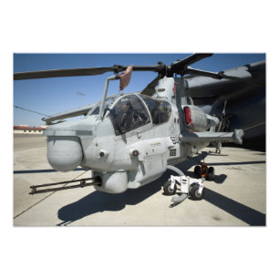 AH-1Z Super Cobra attack helicopter Photo Print