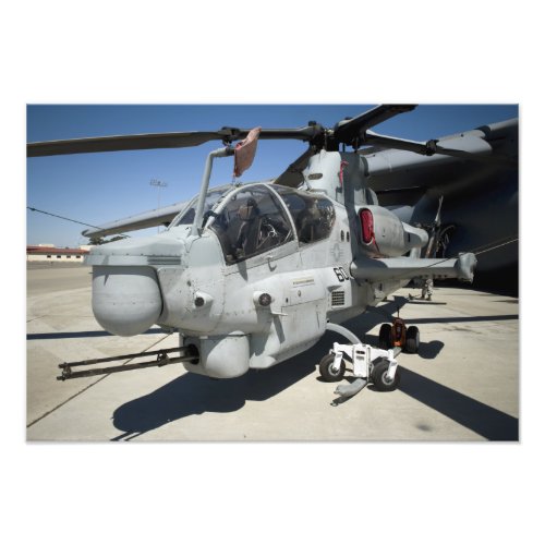 AH_1Z Super Cobra attack helicopter Photo Print
