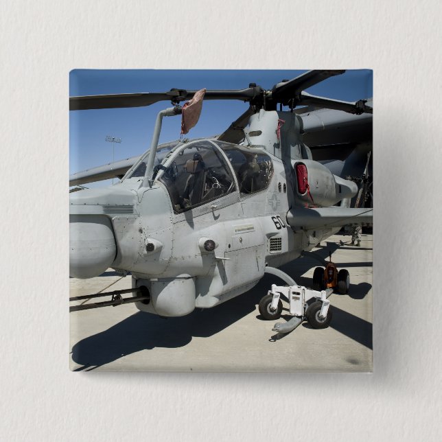 AH-1Z Super Cobra attack helicopter Pinback Button (Front)