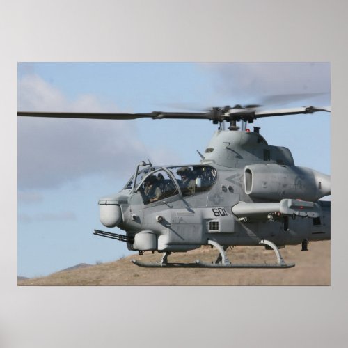 AH_1Z Viper Attack Helicopter Poster
