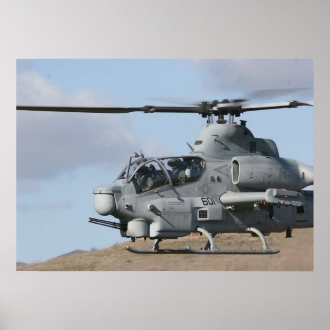 AH-1Z Viper Attack Helicopter Poster (Front)