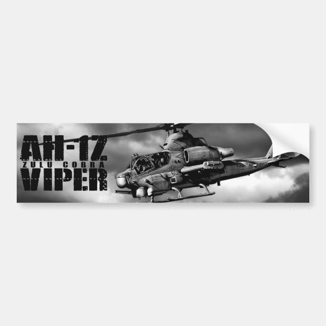 AH-1Z Viper Bumper Sticker (Front)