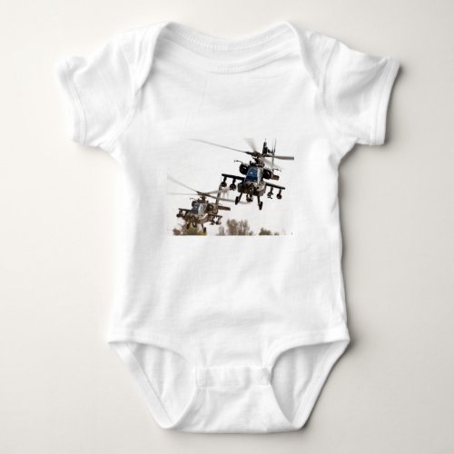 AH_64 Apache Baby Bodysuit