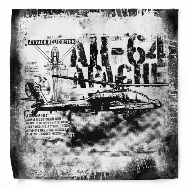 AH-64 Apache Bandana (Front)