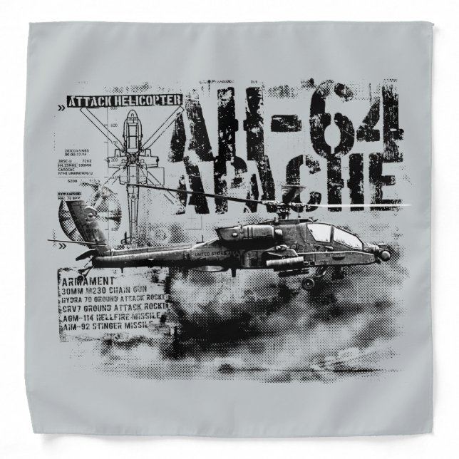 AH-64 Apache Bandana (Front)