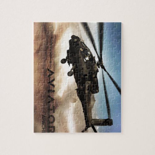 AH_64 Apache Helicopter Jigsaw Puzzle