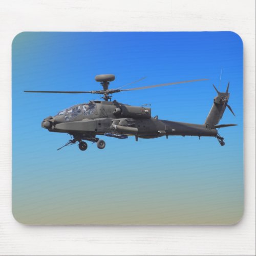 AH_64 Apache Helicopter Mouse Pad