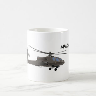 AH-64 Apache Helicopter Mug