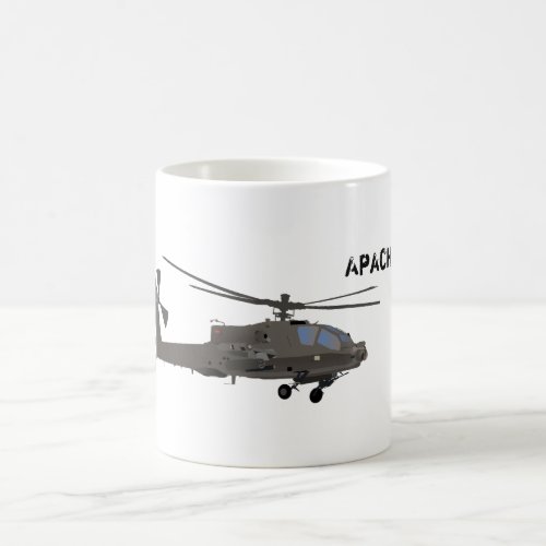 AH_64 Apache Helicopter Mug