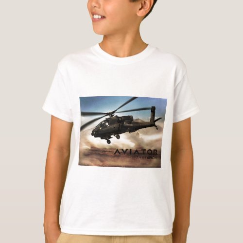 AH_64 Apache Helicopter T_Shirt