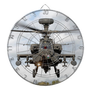 ah 64 apache longbow helocopter military dart board