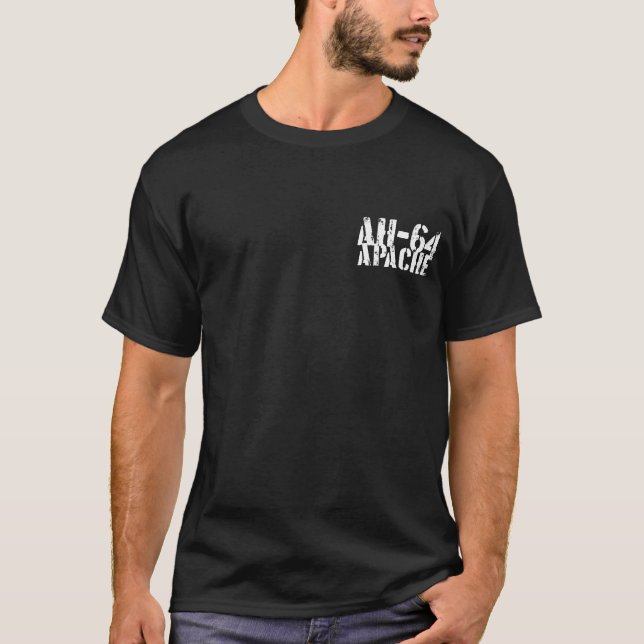 AH-64 Apache Men's Basic Dark T-Shirt (Front)