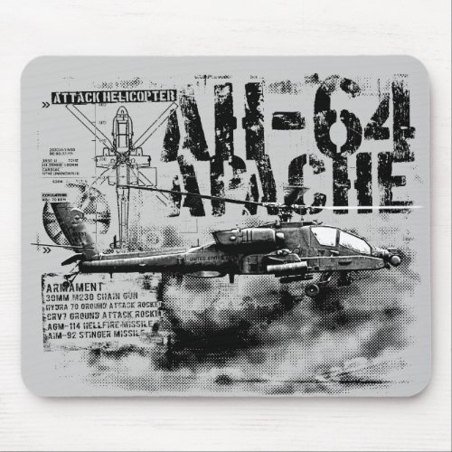 AH_64 Apache Mousepad