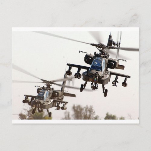 AH_64 Apache Postcard