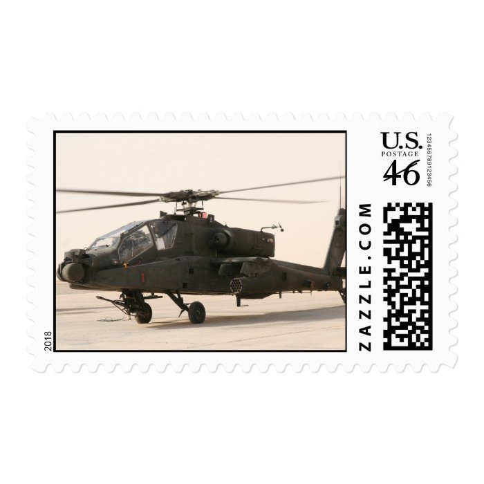 AH 64 Apache Stamp