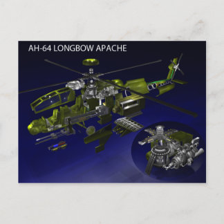 AH-64 Longbow Apache Postcard