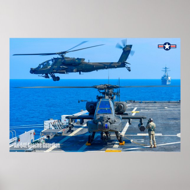 AH-64E APACHE GUARDIAN POSTER (Front)