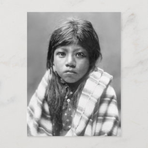 Ah Chee Lo (Native American Girl) Postcard