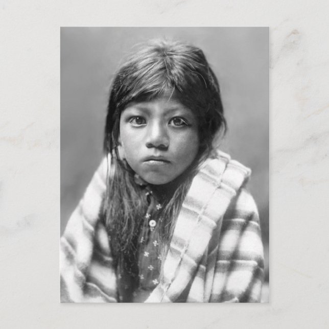 Ah Chee Lo (Native American Girl) Postcard (Front)